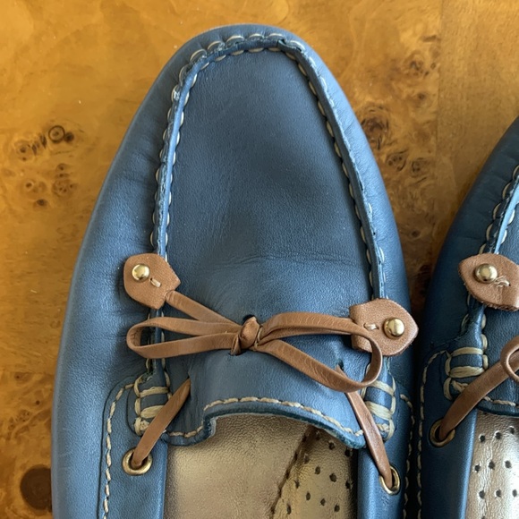 Marc Joseph Cypress Hill Loafers Blue Driving Shoes - Picture 4 of 7